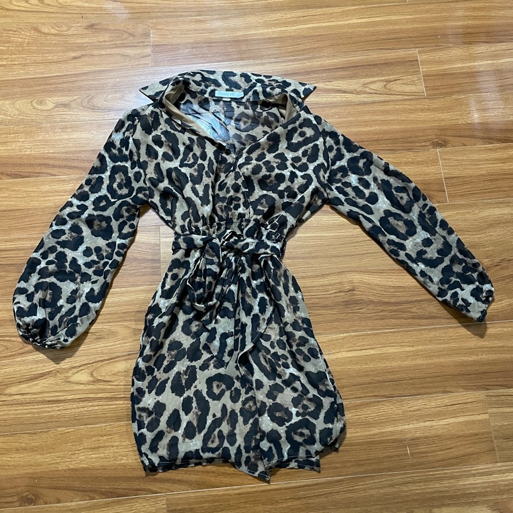 Nic & Jo Leopard Print Dress